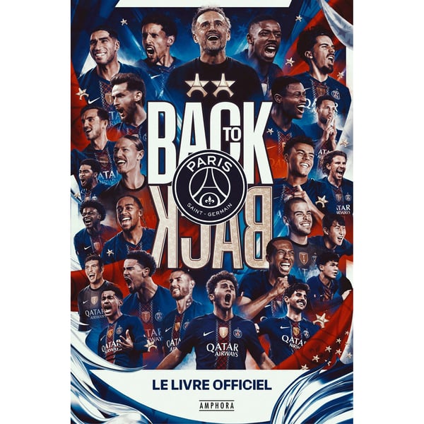 Livre Officiel PSG Back to Back