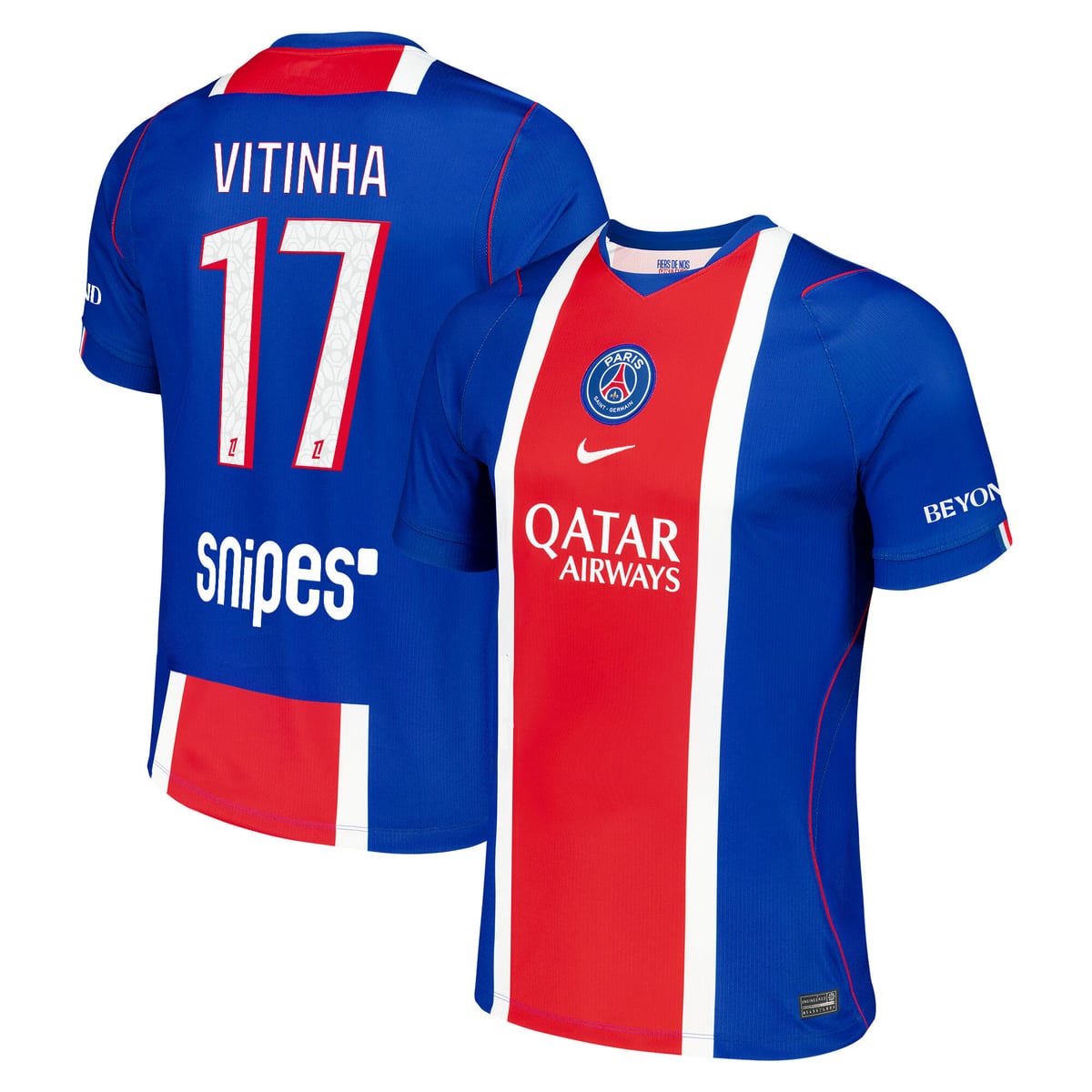 Maillot Domicile Stadium PSG Nike 26/27 avec flocage Vitinha 17