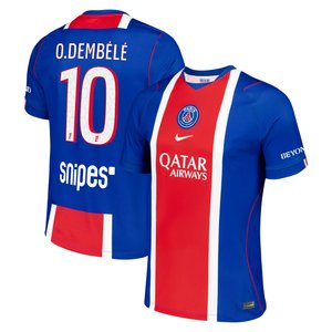 Maillot Domicile Stadium PSG Nike 26/27 avec flocage O.Dembélé 10, vue 2