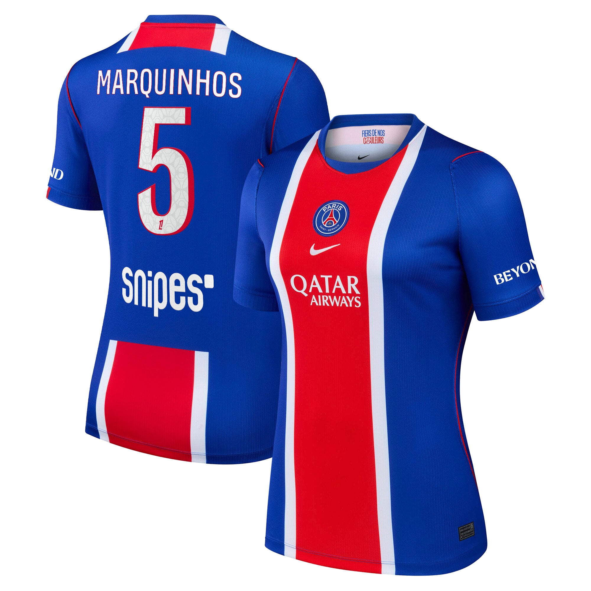 PSG Nike Stadium Heimtrikot 2026-27 - Damen mit Aufdruck Marquinhos 5