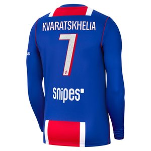 Maillot Domicile Stadium PSG Nike 26/27 - Manches longues avec flocage Kvaratskhelia 7, vue 4