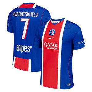Maillot Domicile Stadium PSG Nike 26/27 avec flocage Kvaratskhelia 7, vue 1