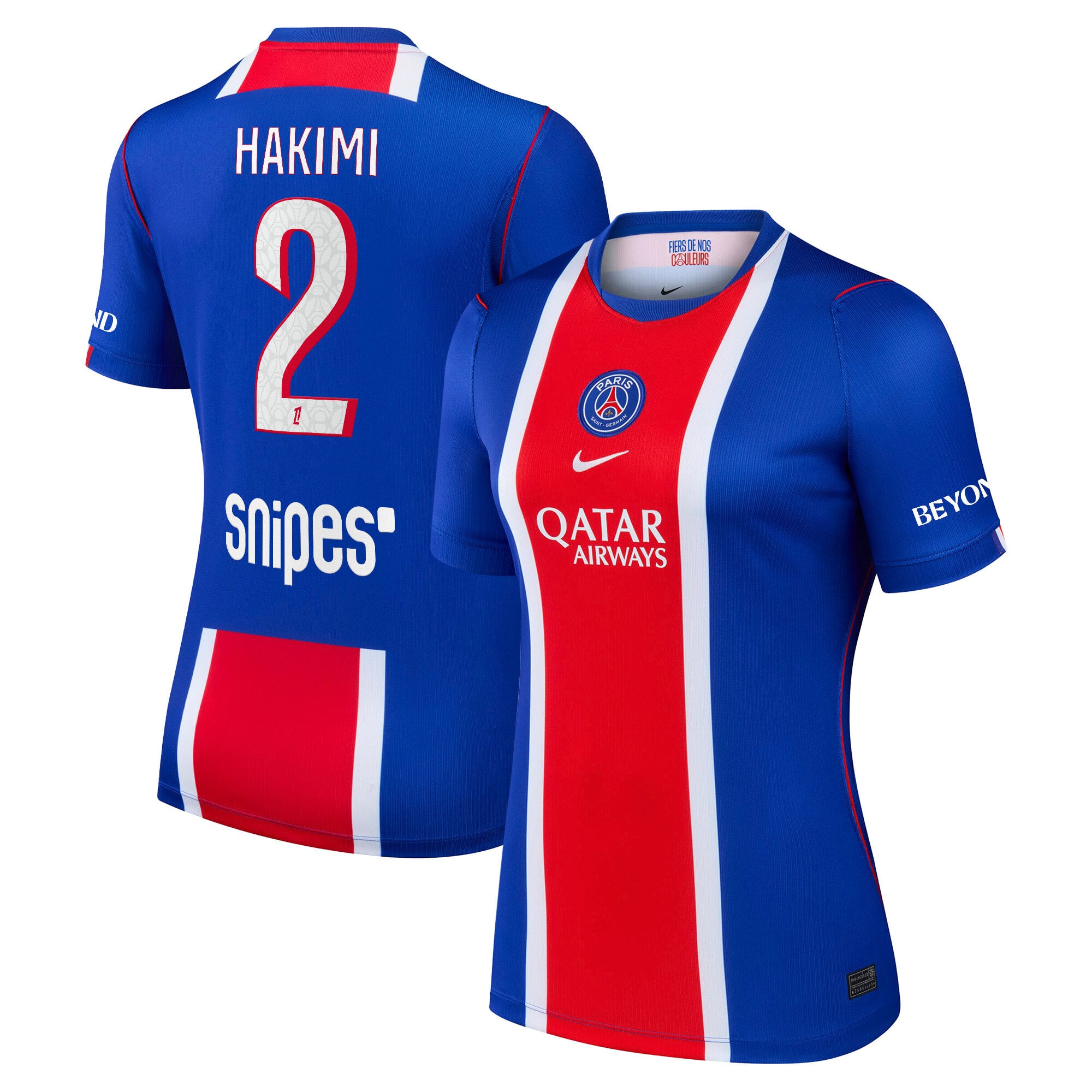 PSG Nike Stadium Heimtrikot 2026-27 - Damen mit Aufdruck Hakimi 2