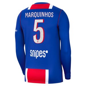 Maillot Domicile Stadium PSG Nike 26/27 - Manches longues avec flocage Marquinhos 5, vue 4