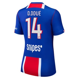 Maillot Domicile Stadium PSG Nike 26/27 - Femme avec flocage D.Doué 14, vue 4