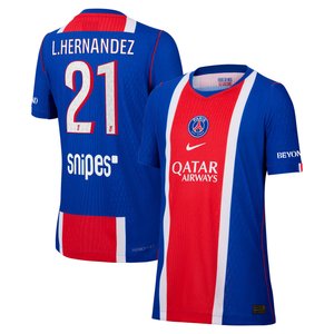 Maillot Domicile Match PSG Nike Aero-FIT 26/27 - Enfant avec flocage L.Hernandez 21, vue 1