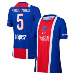 Maillot Domicile Match PSG Nike Aero-FIT 26/27 - Enfant avec flocage Marquinhos 5, vue 1