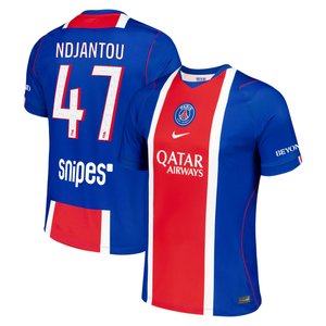 Maillot Domicile Stadium PSG Nike 26/27 avec flocage Ndjantou 47, vue 2