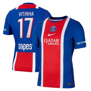 Maillot Domicile Match PSG Nike Aero-FIT 26/27 avec flocage Vitinha 17, vue 1