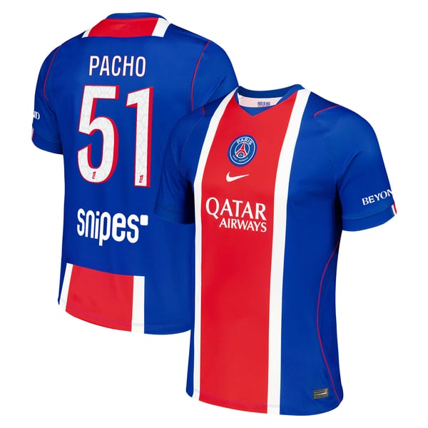 Maillot Domicile Stadium PSG Nike 26/27 avec flocage Pacho 51