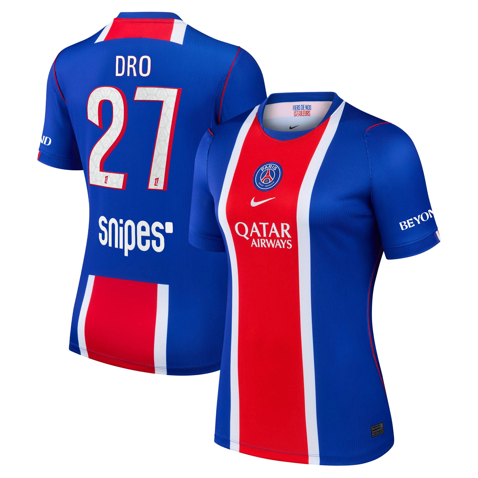 PSG Nike Stadium Heimtrikot 2026-27 - Damen mit Aufdruck Dro 27