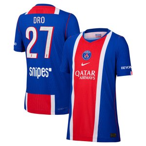 Maillot Domicile Match PSG Nike Aero-FIT 26/27 - Enfant avec flocage Dro 27, vue 1