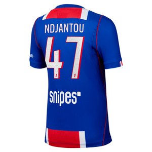 Maillot Domicile Stadium PSG Nike 26/27 - Enfant avec flocage Ndjantou 47, vue 4