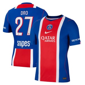 Maillot Domicile Match PSG Nike Aero-FIT 26/27 avec flocage Dro 27, vue 2
