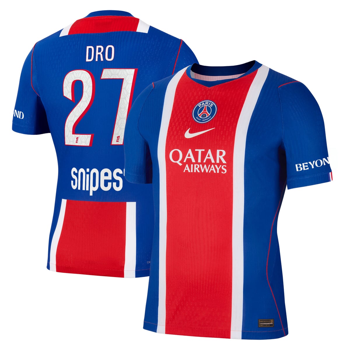 Maillot Domicile Match PSG Nike Aero-FIT 26/27 avec flocage Dro 27
