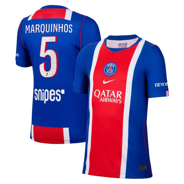 Maillot Domicile Stadium PSG Nike 26/27 - Enfant avec flocage Marquinhos 5