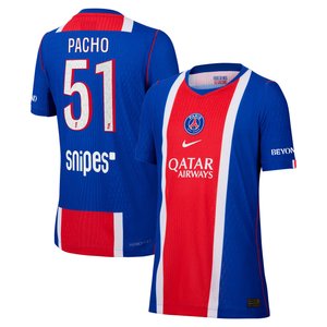 Maillot Domicile Match PSG Nike Aero-FIT 26/27 - Enfant avec flocage Pacho 51, vue 1