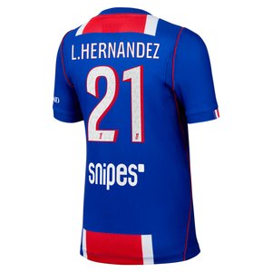 Maillot Domicile Stadium PSG Nike 26/27 - Enfant avec flocage L.Hernandez 21, vue 4
