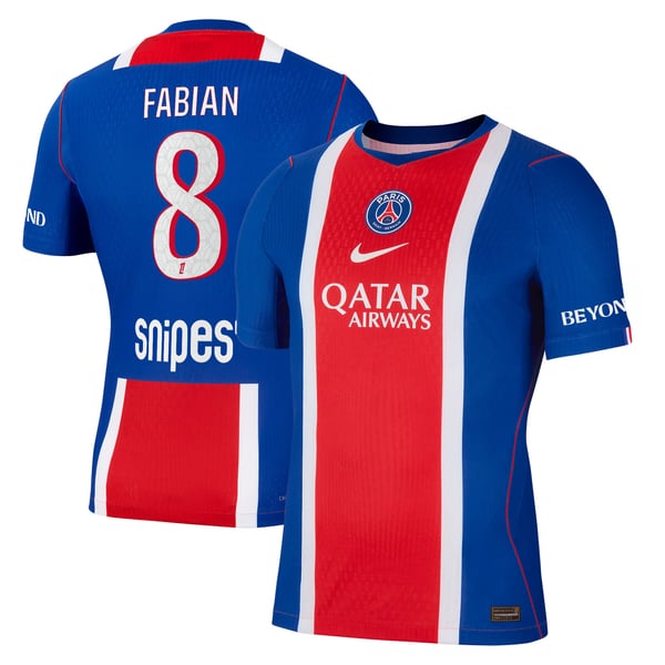 Maillot Domicile Match PSG Nike Aero-FIT 26/27 avec flocage Fabian 8