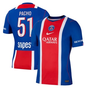 Maillot Domicile Match PSG Nike Aero-FIT 26/27 avec flocage Pacho 51, vue 2