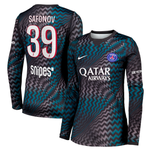 Maillot Gardien Domicile Stadium PSG Nike 26/27 - Manches longues - Femme avec flocage Safonov 39, vue 1