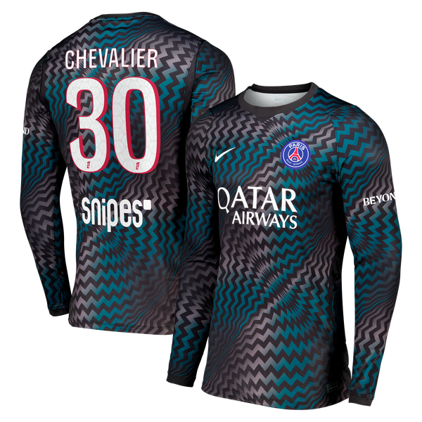 Maillot Gardien Stadium PSG Nike 26/27 - Manches longues avec flocage Chevalier 30