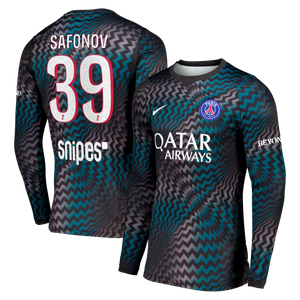 Maillot Gardien Stadium PSG Nike 26/27 - Manches longues avec flocage Safonov 39, vue 2