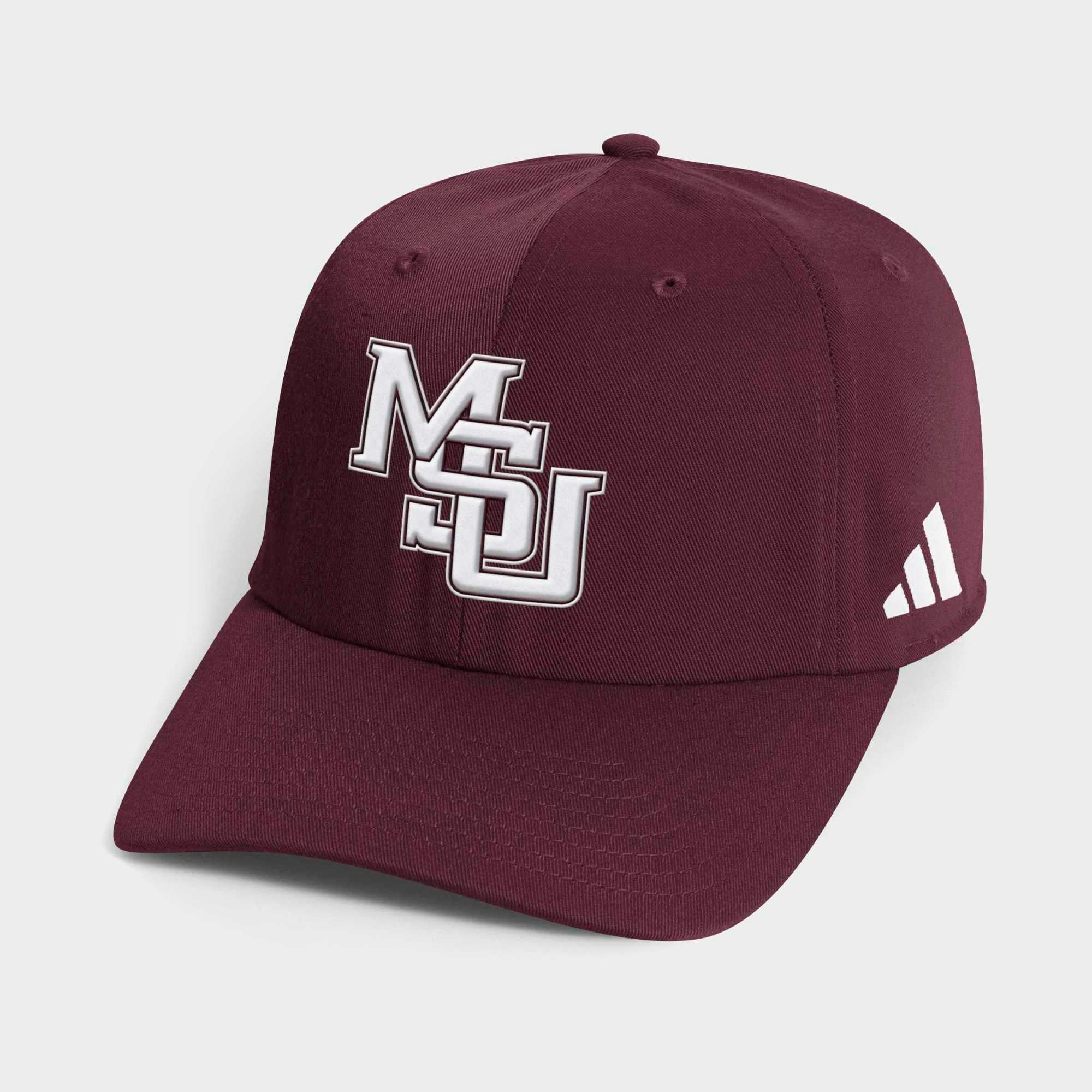 Unisex adidas Maroon Mississippi State Bulldogs Slouch Adjustable Hat