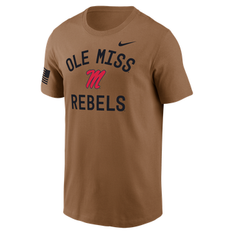Men's Nike Brown Ole Miss Rebels 2026 Military Appreciation Dri-FIT T-Shirt