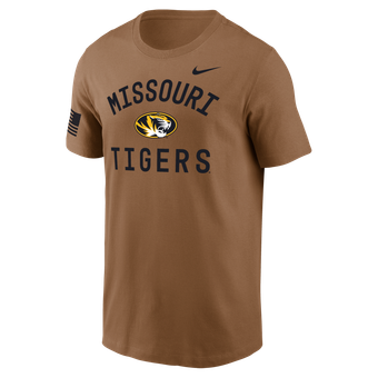 Men's Nike Brown Missouri Tigers 2026 Military Appreciation Dri-FIT T-Shirt