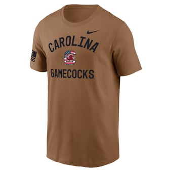 Men's Nike Brown South Carolina Gamecocks 2026 Military Appreciation Dri-FIT T-Shirt