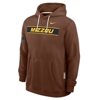 Men's Nike Brown Missouri Tigers 2026 Military Appreciation Dri-FIT Hoodie
