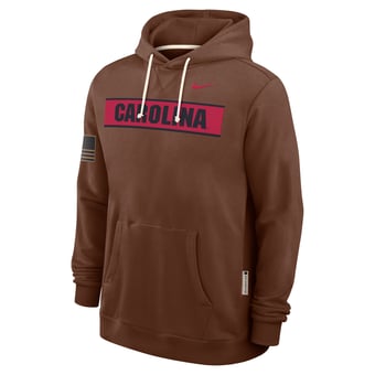 Men's Nike Brown South Carolina Gamecocks 2026 Military Appreciation Dri-FIT Hoodie