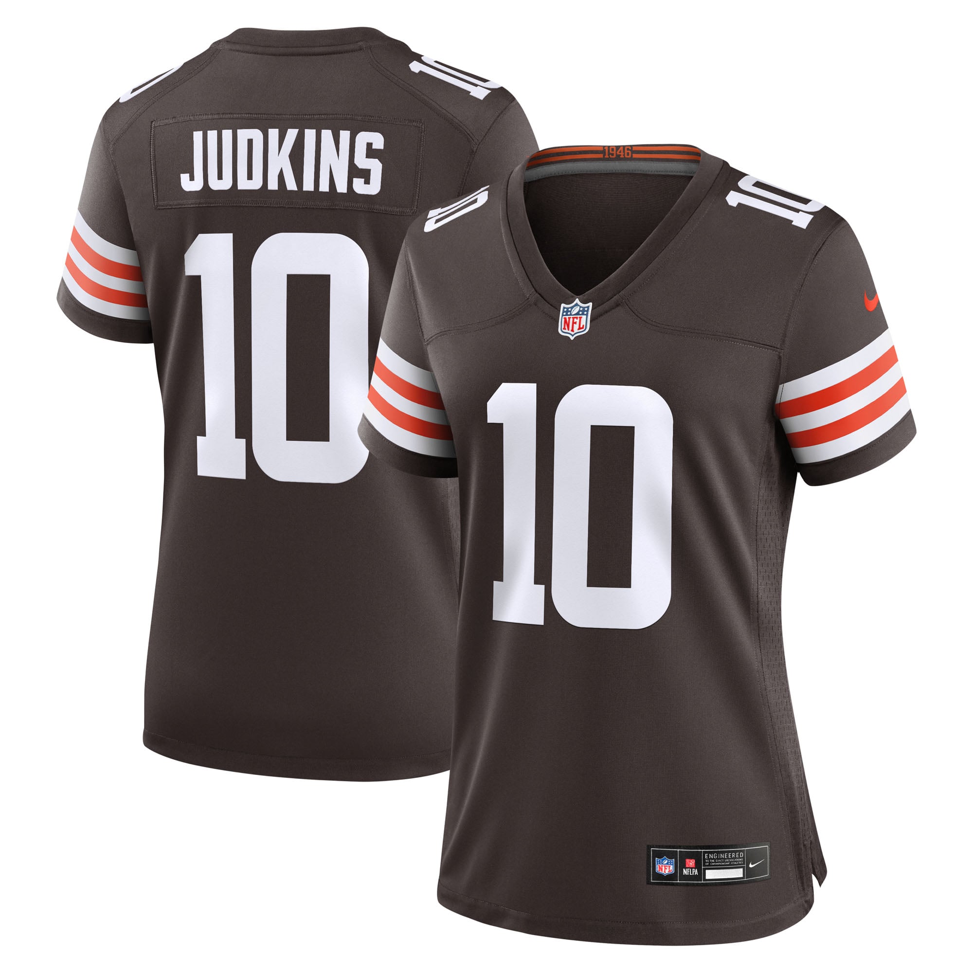 Maglia Cleveland Browns Nike Game Home - Marrone - Quinshon Judkins - Donna