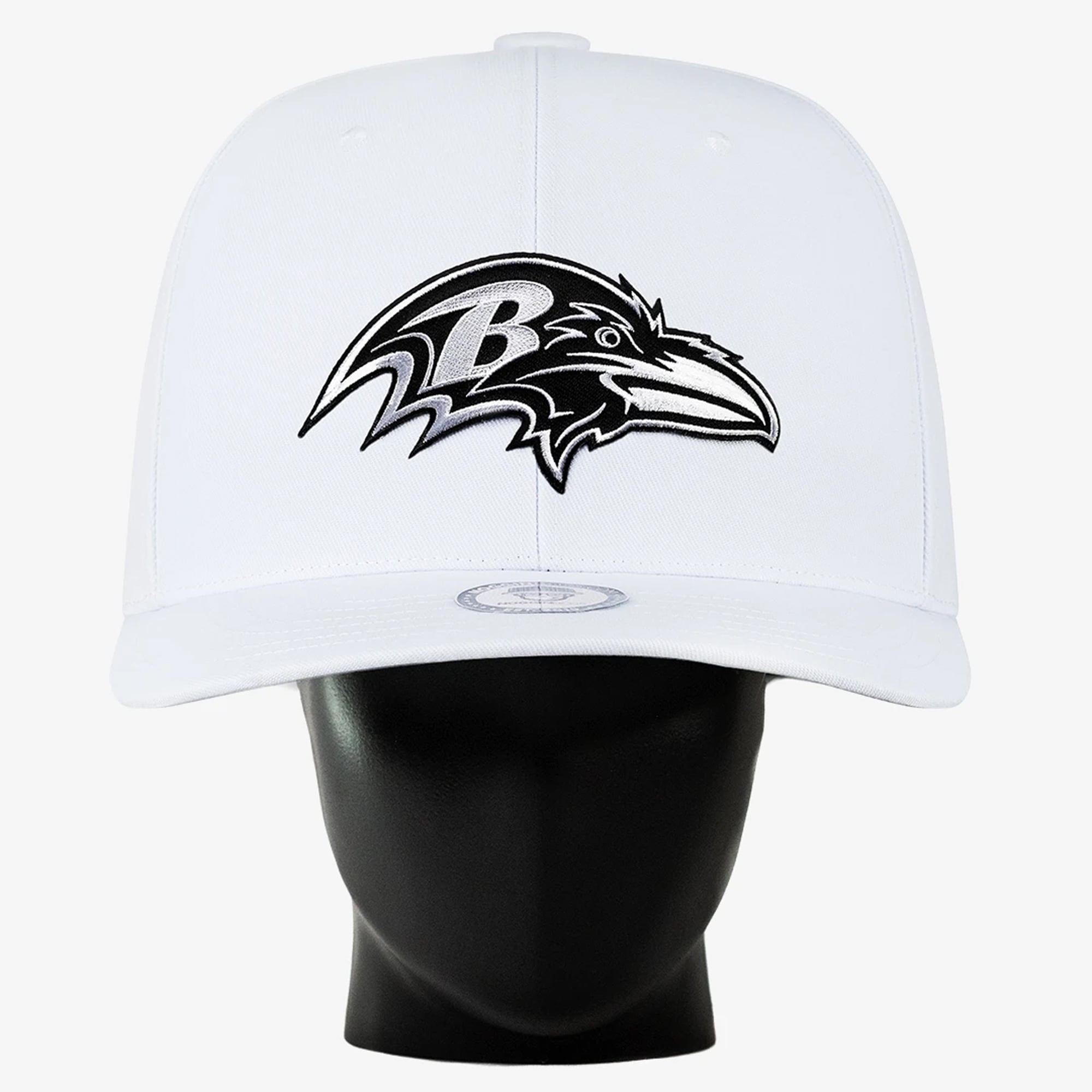 Unisex Noggin Boss White Baltimore Ravens Big Hat