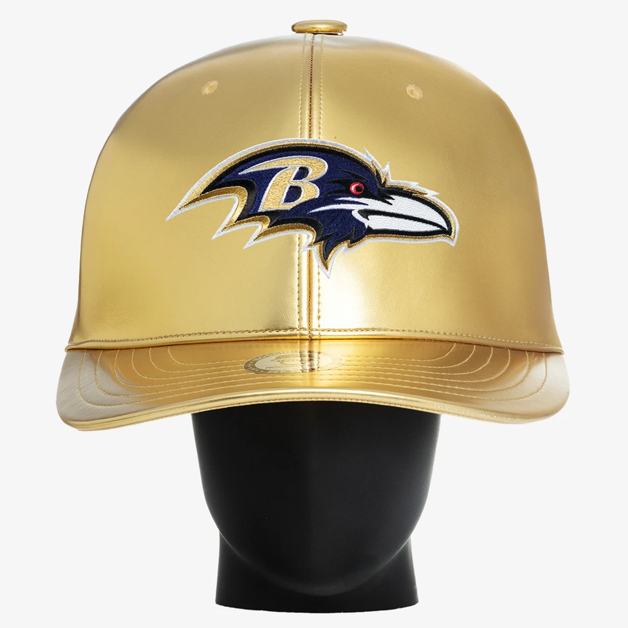 Unisex Noggin Boss Gold Baltimore Ravens Big Hat