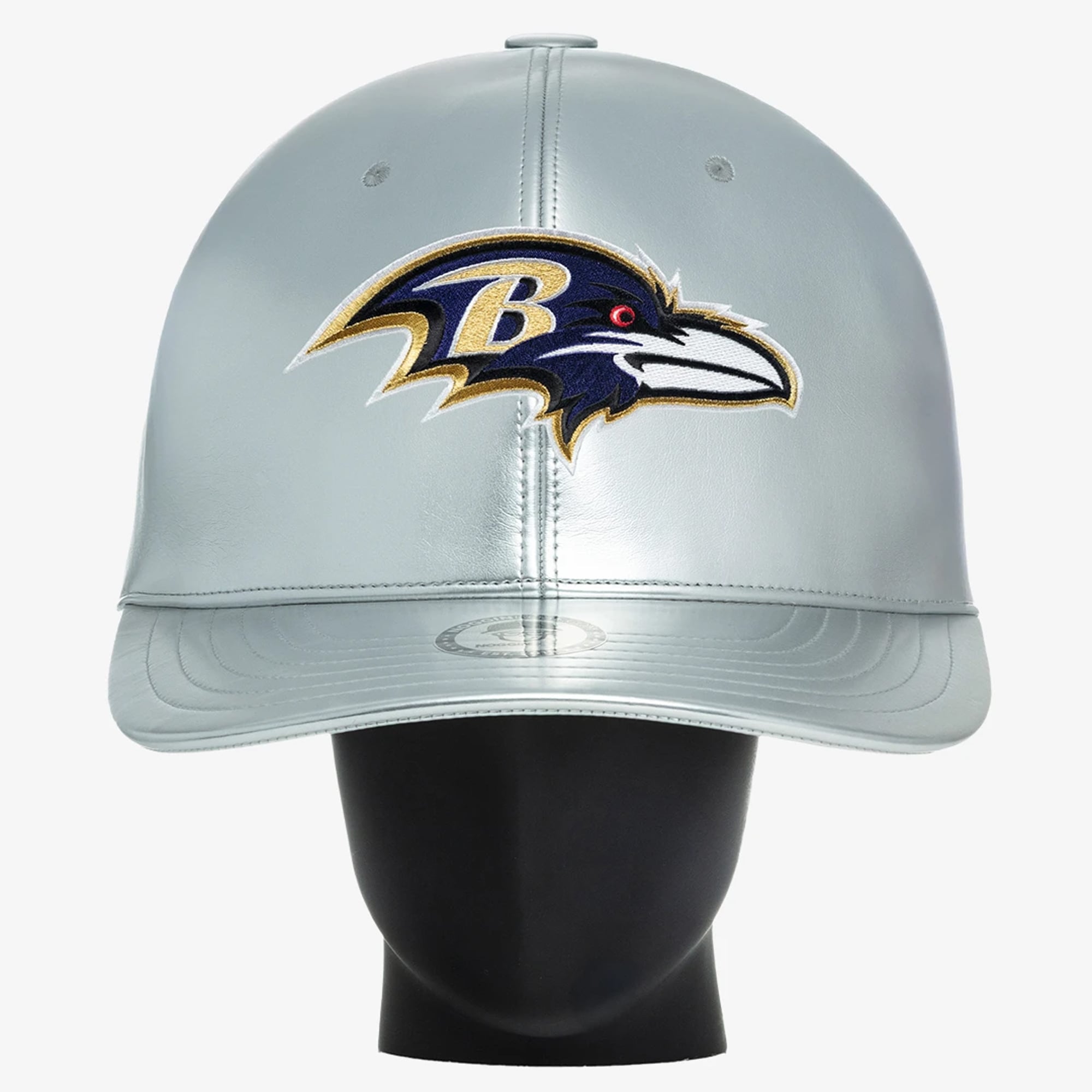 Unisex Noggin Boss Silver Baltimore Ravens Big Hat