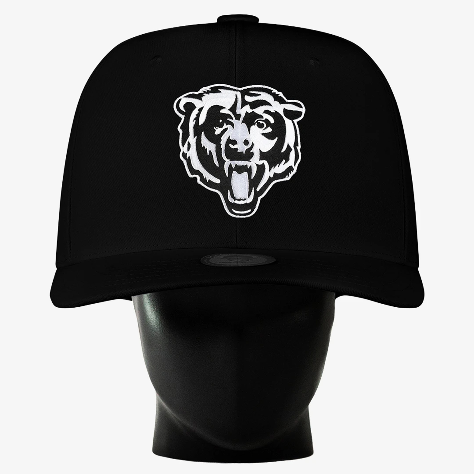 Unisex Noggin Boss Black Chicago Bears Big Hat