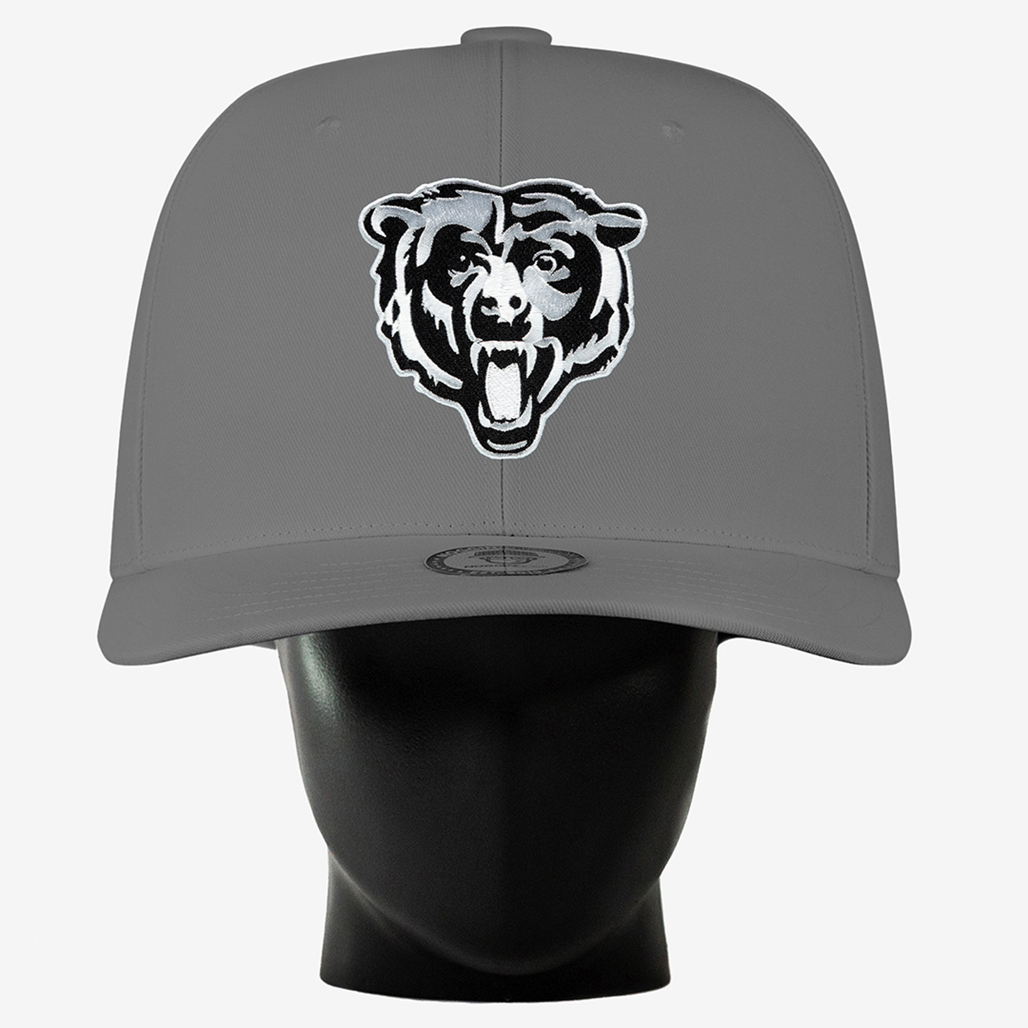 Unisex Noggin Boss Gray Chicago Bears Big Hat
