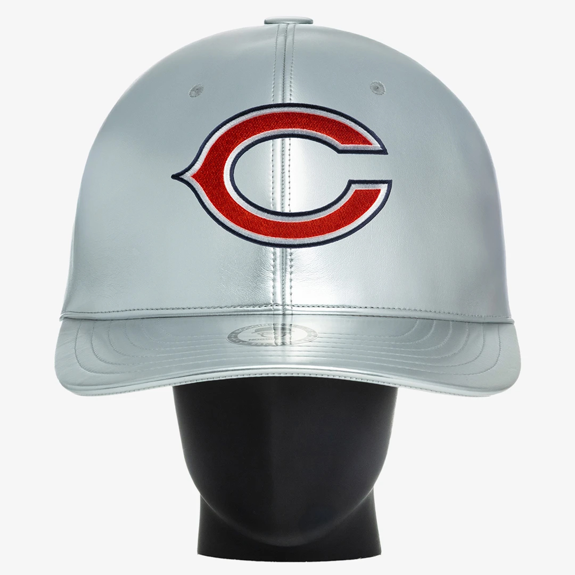Unisex Noggin Boss Silver Chicago Bears Big Hat