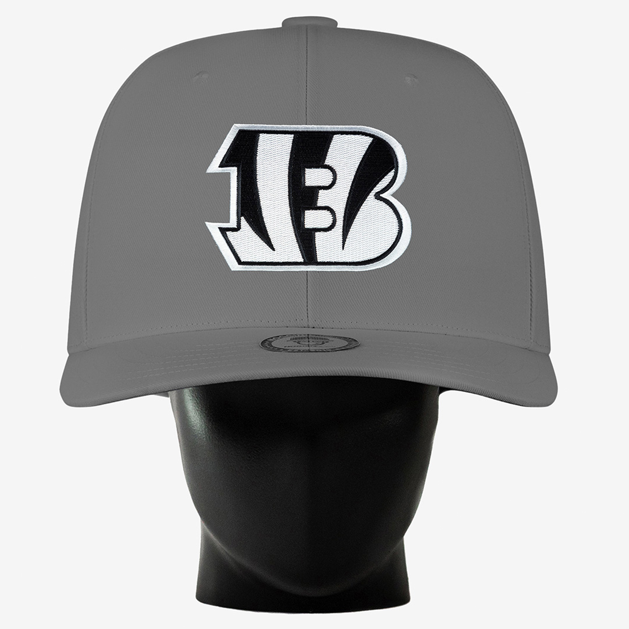 Unisex Noggin Boss Gray Cincinnati Bengals Big Hat