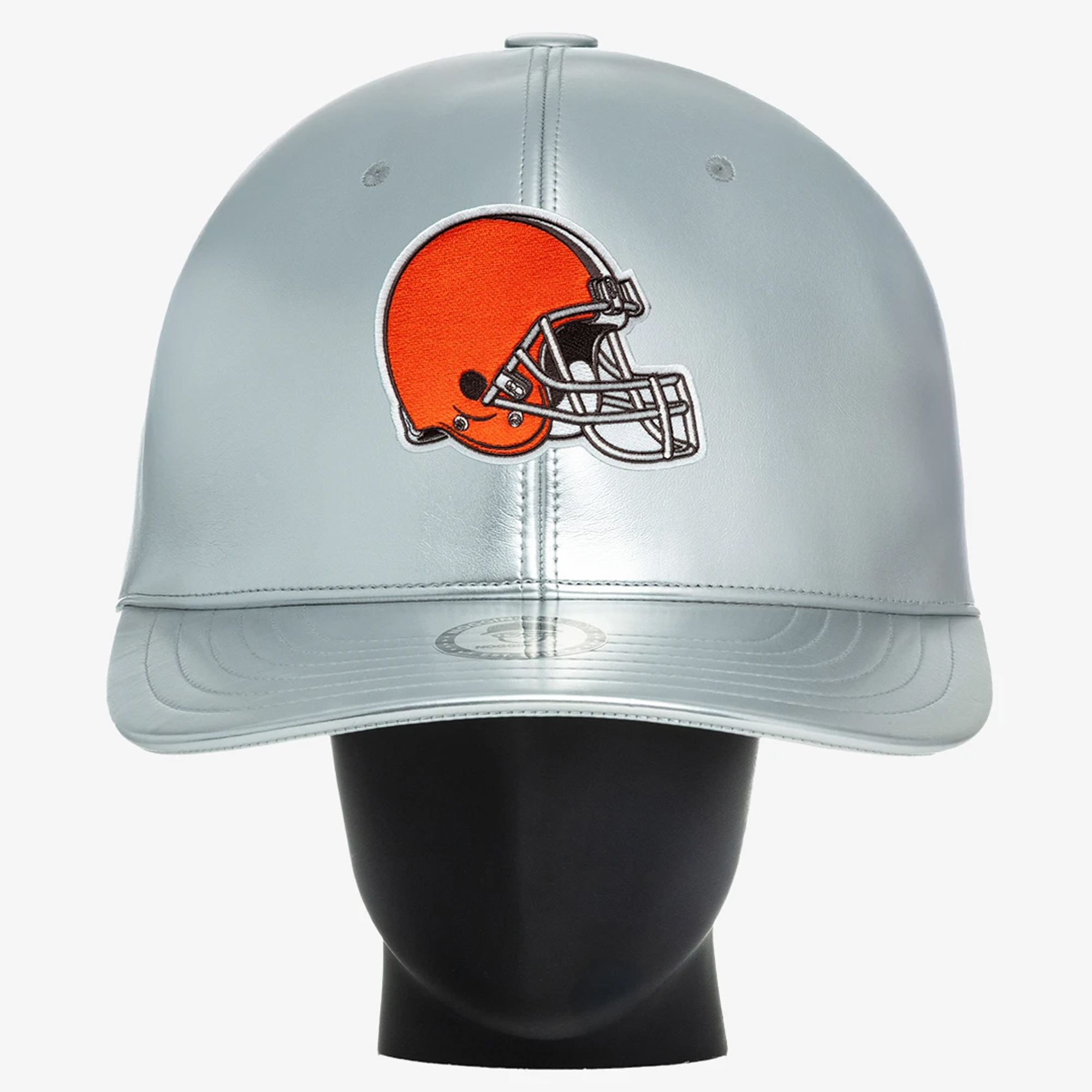 Unisex Noggin Boss Silver Cleveland Browns Big Hat