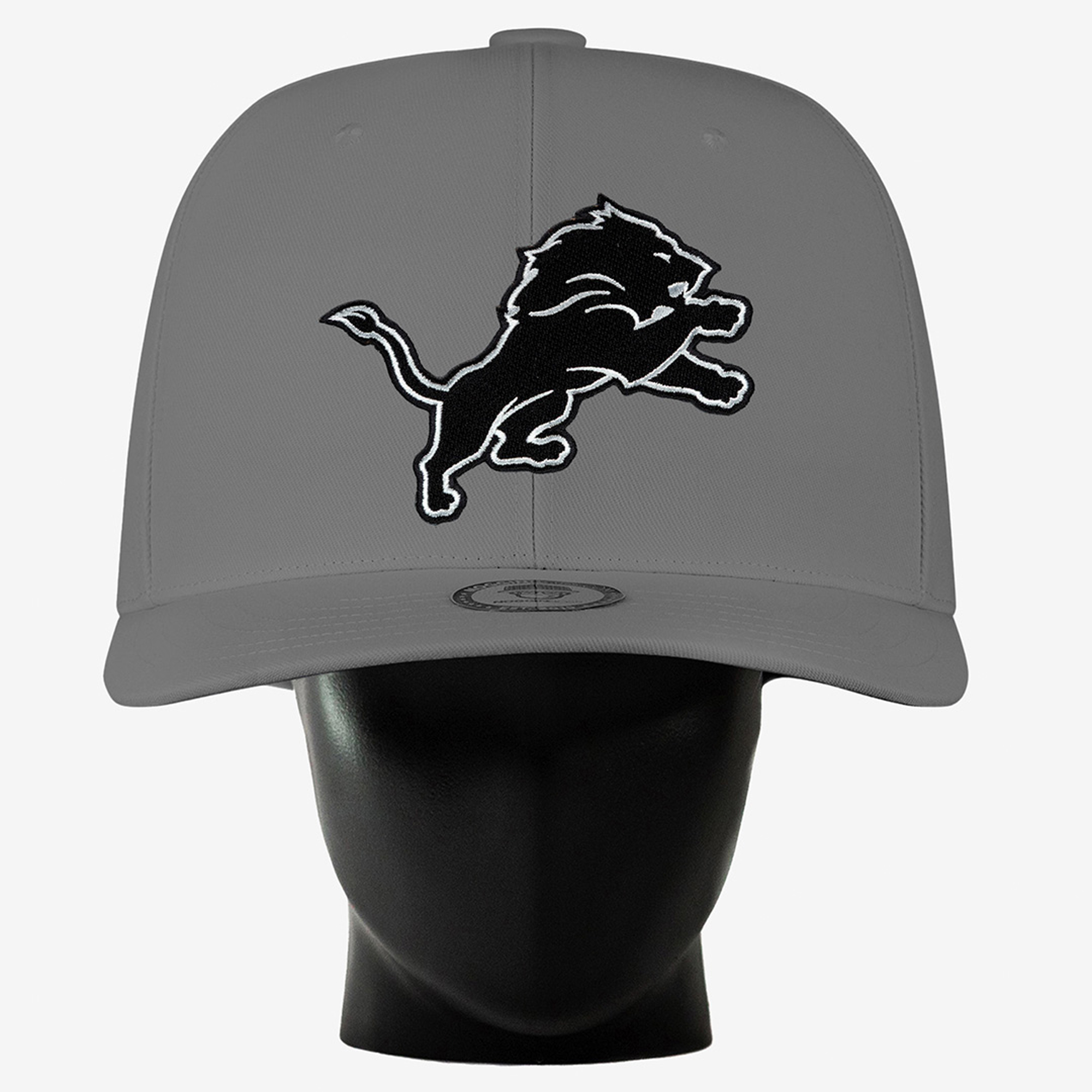 Unisex Noggin Boss Gray Detroit Lions Big Hat
