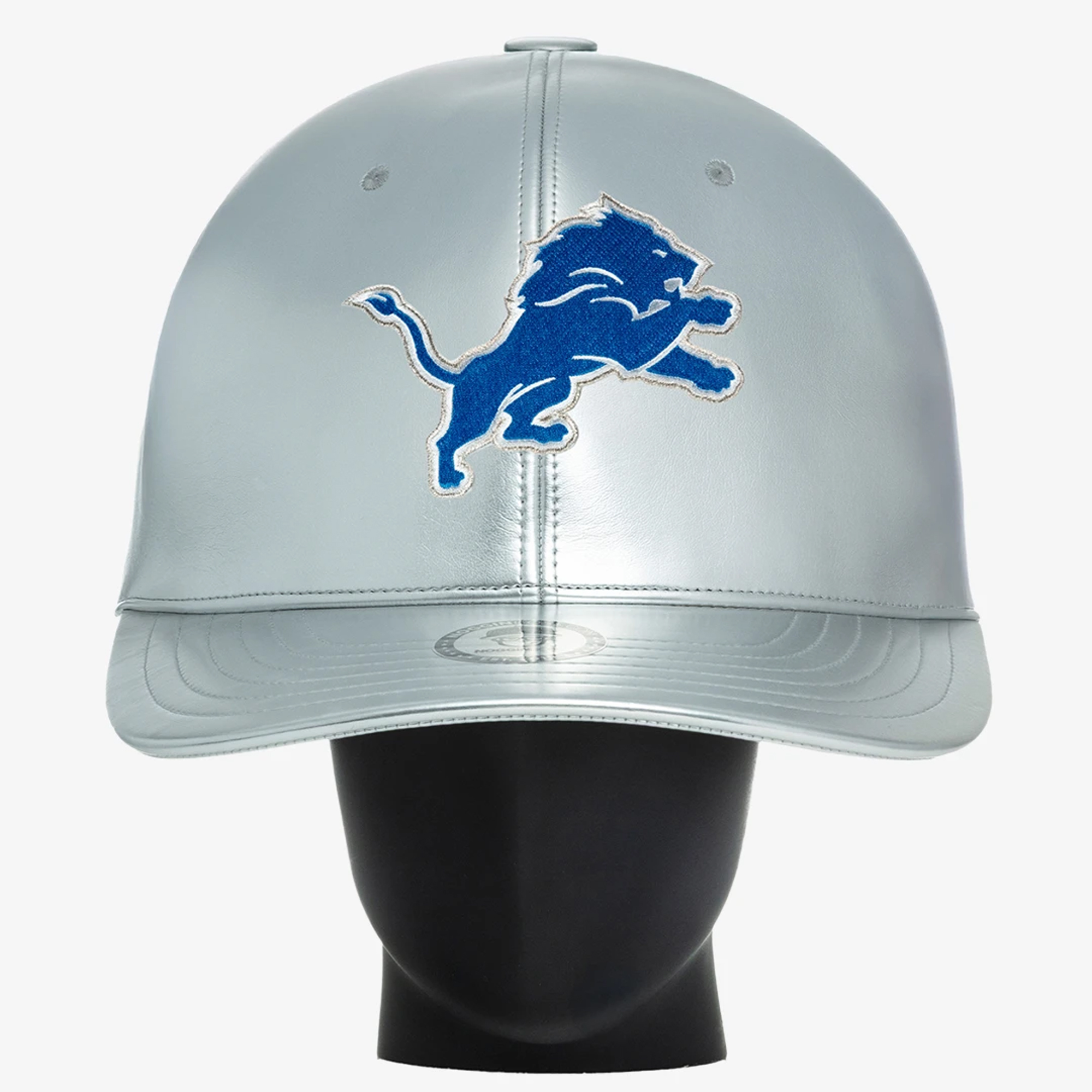 Unisex Noggin Boss Silver Detroit Lions Big Hat
