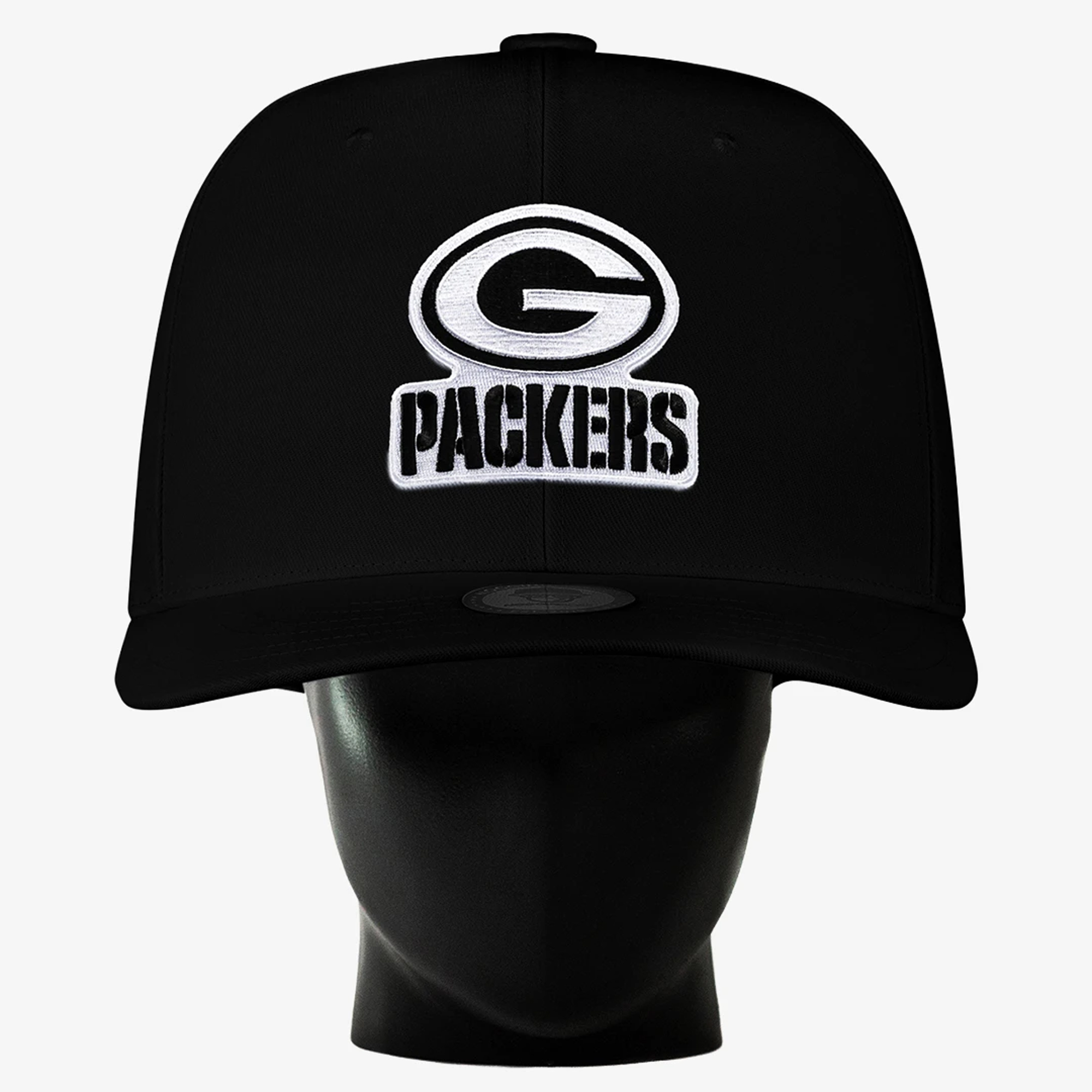 Unisex Noggin Boss Black Green Bay Packers Big Hat