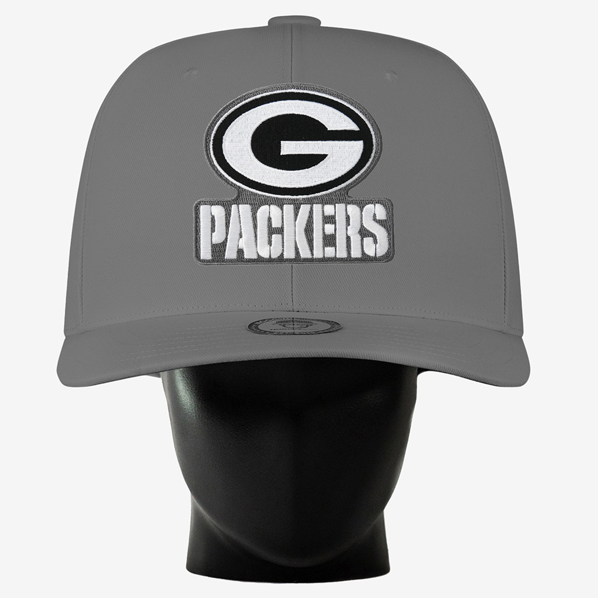 Unisex Noggin Boss Gray Green Bay Packers Big Hat