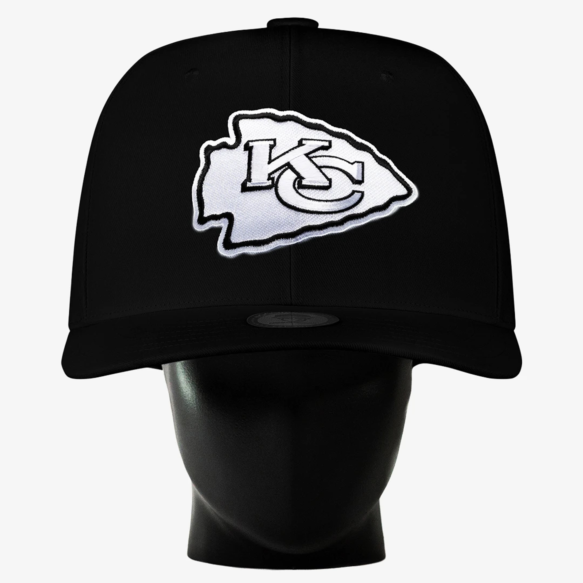 Unisex Noggin Boss Black Kansas City Chiefs Big Hat