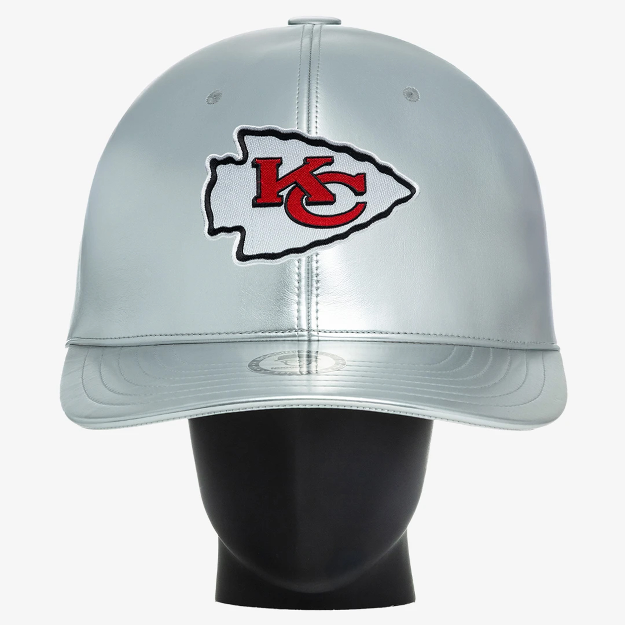 Unisex Noggin Boss Silver Kansas City Chiefs Big Hat