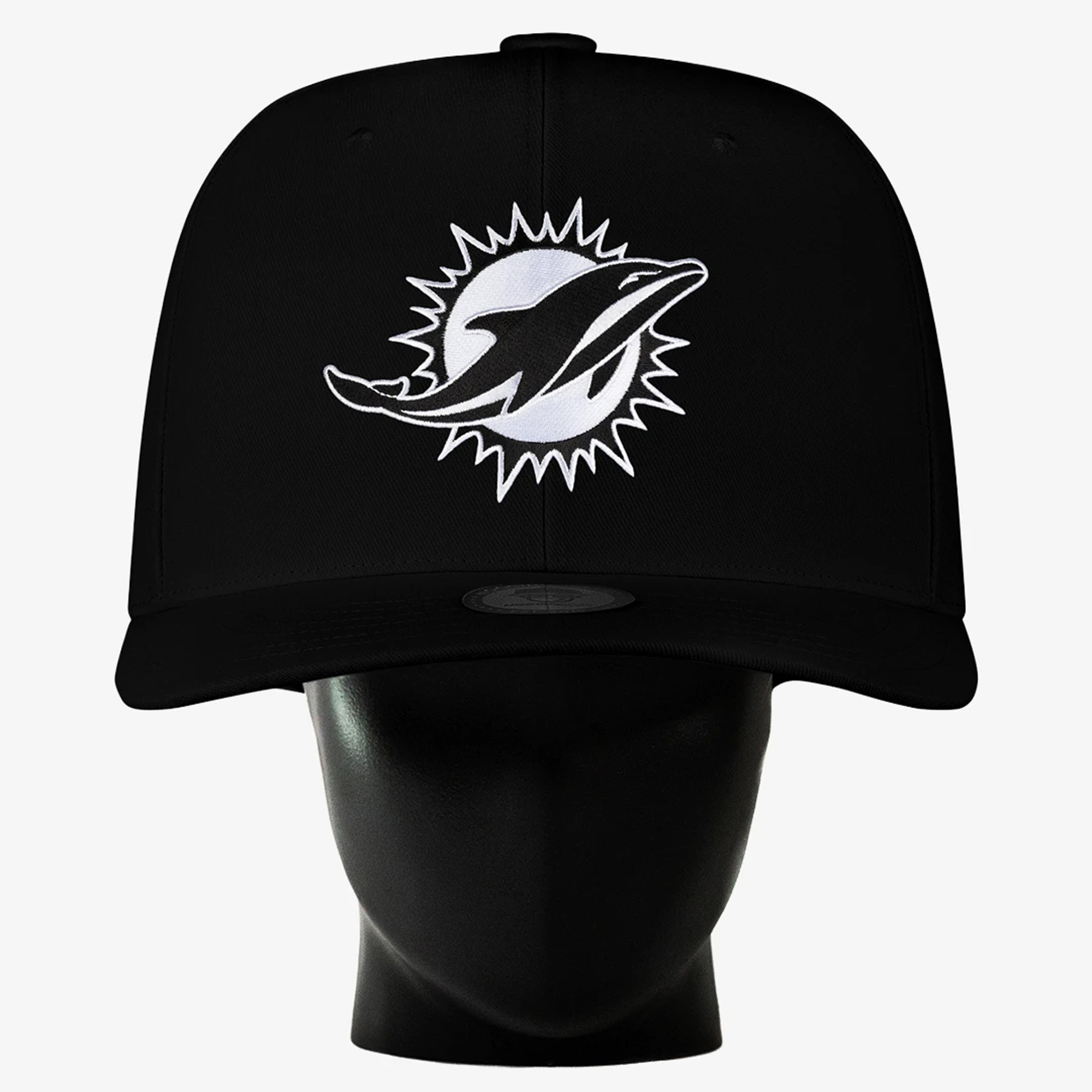 Unisex Noggin Boss Black Miami Dolphins Big Hat