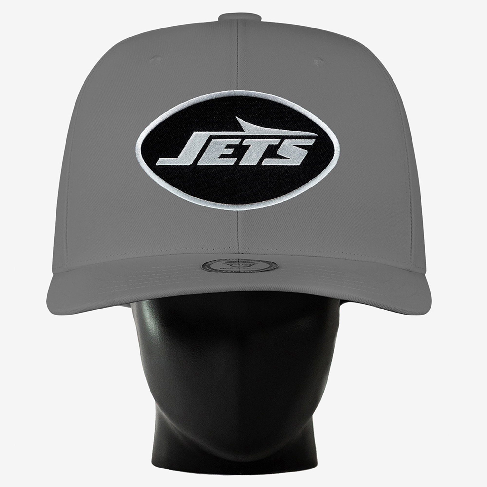 Unisex Noggin Boss Gray New York Jets Big Hat